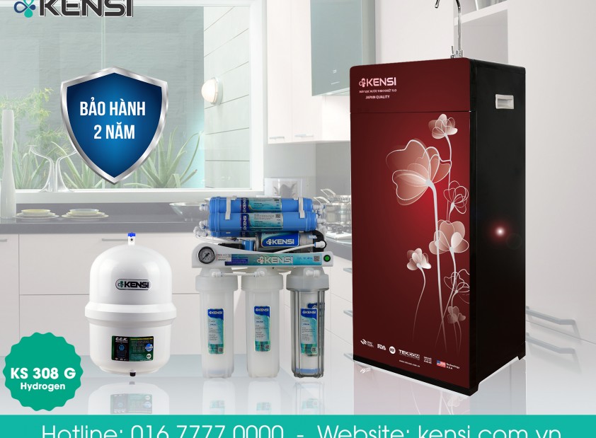 Tìm hiểu về máy lọc nước RO Kensi KS 308G – Hydrogen